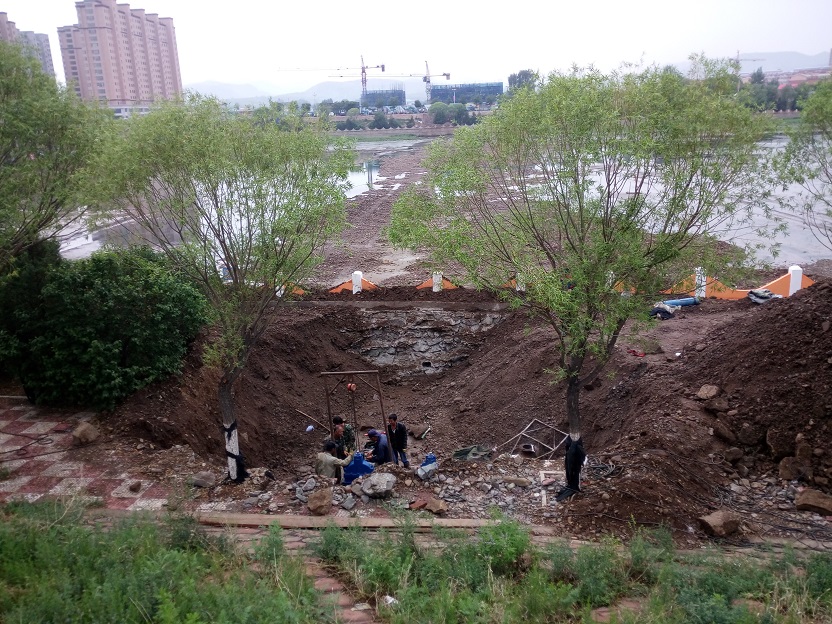 20170624  新老供水主管线碰头